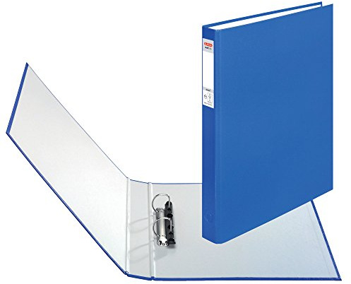 Herlitz 5364047 Ringbuch maX.file pRotect A4, mit 2-Ring-Kombi-Mechanik, 25 mm Füllhöhe, blau, 16 Stück