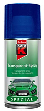 Kwasny Auto-K Transparent-Spray Lack Spray Lackspray Spraylack Glas Metall Keramik blau 150 ml