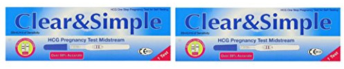 Clear & Simple Schwangerschaftstest, 2 Stück