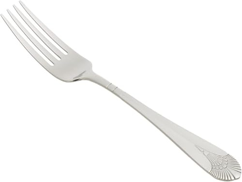 Winco Peacock Stainless-Steel Table Fork, Extra Heavyweight, 9 (12 Pack)