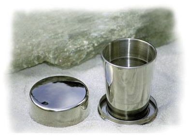 Relags Becher ausziehbarer Becher', Silber, 140ml, 181700