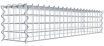 GABIONA - Gabion 100 x 20 x 20 cm - Panier à gabions avec maillage 5 x 5 cm - Panier de montage type 3 (sans grille de fond)