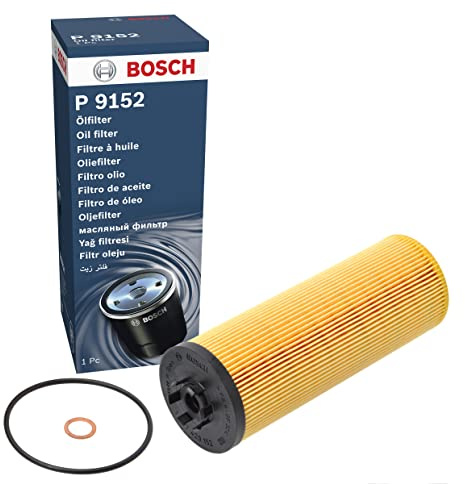 Bosch P9152 Ölfilter für Autos - trennt Ruß- und Metallpartikel vom Motoröl - ermöglicht zuverlässige Motorschmierung