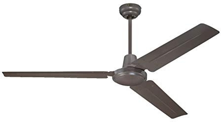 78623 Ventilateur de plafond d'intérieur à trois pales Industrial de 142 cm, finition en expresso