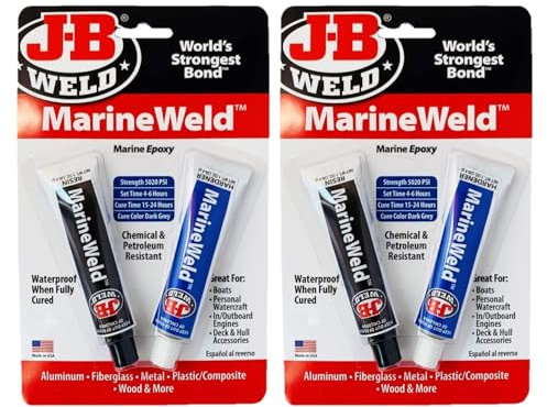 J-B Weld 8272 MarineWeld Marine Epoxy – 57 g, 2 Sets