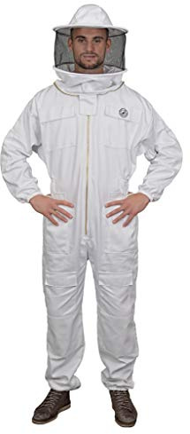 Humble Bee 410 Polycotton biodlingsdräkt med rund slöja