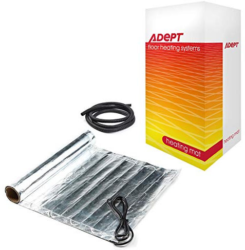 Electric Underfloor Heating Mat Kit for Laminate or Engineered Wood Flooring - 140W/m2-1.5m2