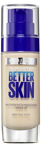 Maybelline New York Super Stay Better Skin Make-up True Ivory 03 / Schminke in einem Hautfarben-Ton, für eine langanhaltende Abdeckung und einen makellosen Look, 1 x 30 ml