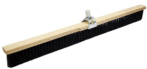 Bon 82-471 Concrete Finish Brush 30 Black Styrene Bristles with Adjustable Handle Socket 3 Trim for Concrete Texturing