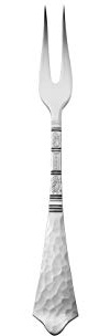 Tenedor para servir carne grande Robbe & Berking Hermitage (chapado macizo en plata con 150 g)