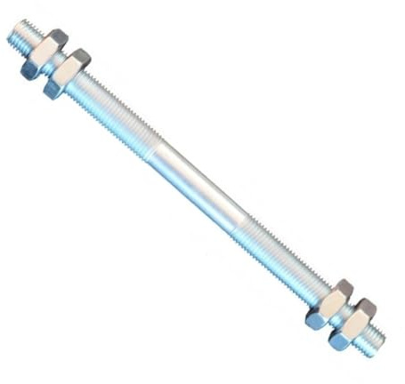 FKAnhängerteile 1 Stück Gewindestange M10 Rechts - Links Gewinde 300 mm + 4 Muttern
