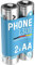 ANSMANN MaxE Mignon AA batteria ricaricabile 1300mAh DECT Phone-Akku pre-carica della batteria - batteria per i telefoni cordless (1x confezione da due) - MaxE