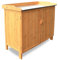 HABAU Gartenschrank Lino mit integriertem Pflanztisch, wetterfest lasiert aus zertifiziertem Holz, 98 x 48 x 95 cm, ideal für Garten, Terrasse und Balkon (Maisgelb)
