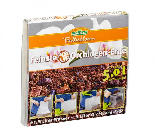 ROMBERG 76550K Orchideen-Erde 5 L Pop Up Packung
