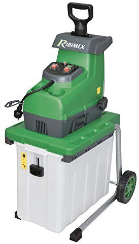 Ribimex PRBVB2800 Biotrituratore Elettrico, 2800 W, Verde/Grigio