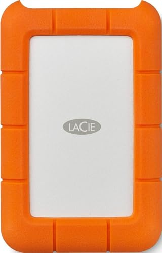LaCie Rugged - HDD Externo de 2 TB (USB 3.1 Type C) Color Negro
