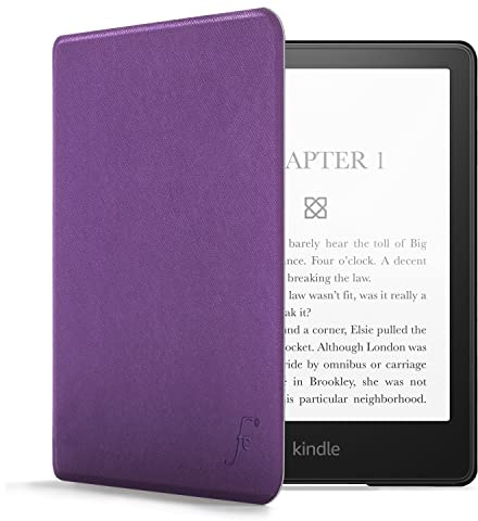 Forefront Cases Hülle für Amazon Kindle Paperwhite 6.8-Zoll (11. Generation - 2021) - Lila - Dünn & Leicht, Smart Auto Schlaf/Wach Schutz-Hülle (Tasche) für Kindle Paperwhite (11. Generation)