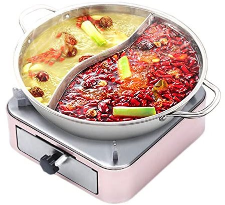 Camping Stove Spirit Cooker, Stainless Steel Camping Cookware, Portable Alcohol Stove, Alcohol Burner, Alcohol Heater for Indoor Use, Camping, Backpacking, Gear Hiking,Pink