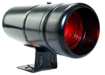 MACHSWON Multi-Licht Turn Speed Alarm Tube, Einstellbare Warnleuchten (schwarze Schale+rotes Licht)