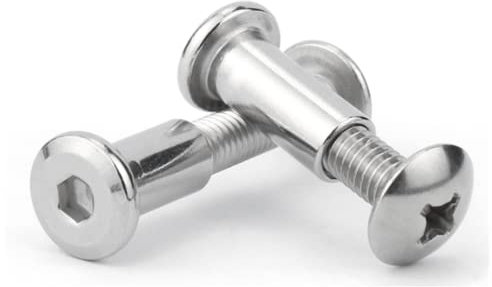 Selbstschneidende Schrauben, großer Flachkopf, Verbindungsschraube, Hülsenschraube, Verbindungsschraube, Mutter-Kind-Niete, Möbel-Kinderbett-Verbindung. 1 Satz = 1 Schraube + 1 Mutter M8, M8*25/2 Stüc