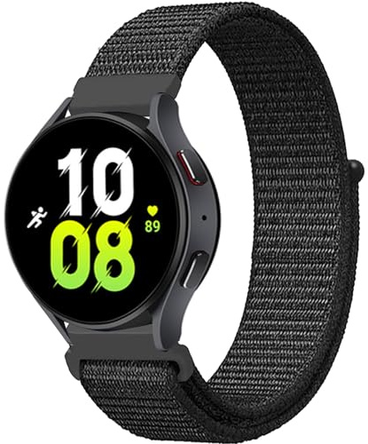 Breathable Watch Strap Sport for Garmin Vivoactive 4,Venu 4 45mm/3/2, 22mm Nylon Bracelet Replacement Band for Garmin Forerunner 570 47mm/970/255/265 Music