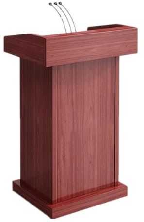 Vertikales Podium, Holzrednerpult, einfache tragbare Kanzeln, Klassenzimmer, Kirche, Redepult, Ständer, Büro, Hotel, Restaurant, Rednerpult (A)