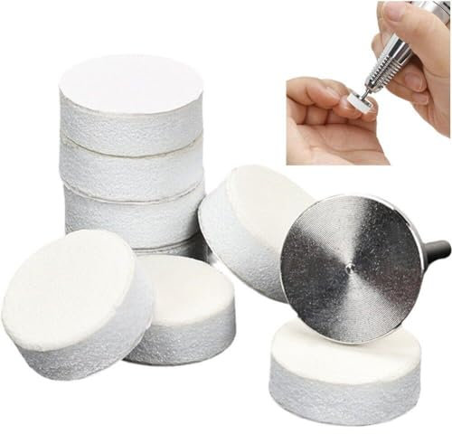 Glixoft 50 Stück Schleifpapierscheiben Und Metall-nagelbohrer, 15 Mm Fußfeilen, Ersatz-schleifpapierscheiben Für Abgestorbene Haut, Hornhaut, Nagelhautentferner