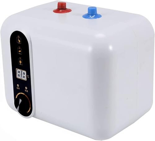 Scaldabagno Elettrico, Scaldabagno Elettrico Mini-Serbatoio da 10 Litri, Scaldabagno Elettrico istantaneo, per Il Lavaggio della Cucina del Bagno