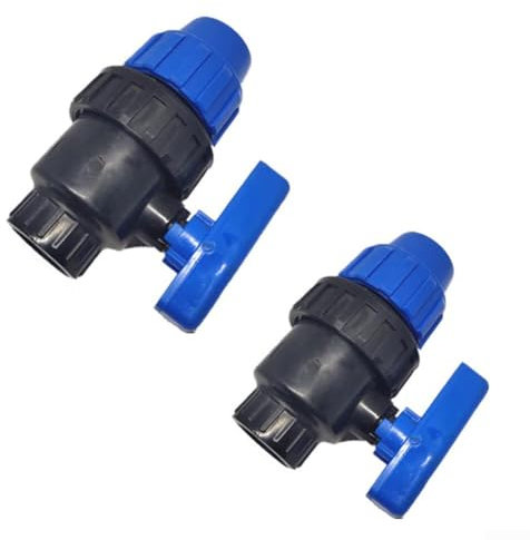 1/2 & 3/4'' Mini Ball Valve - Brass NPT Female x Male Shut-Off Valve for Air, Water, and Toilet - Reliable and Sturdy Valve