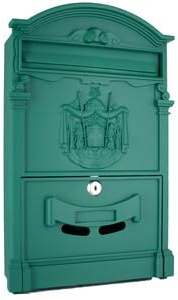 Cassetta per posta verde