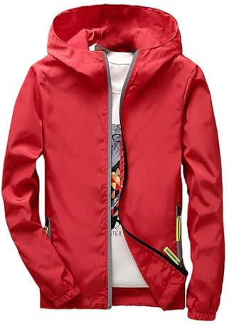 Bomber Uomo Leggero, Giacchetto Estivo Uomo, Giubbotto Casual Leggero Giacche Bicolore a Contrasto Giubbotto Estive Sportivo Giubbotto Uomo Primaverile Tempo Libero Casual