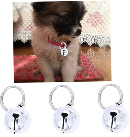 FIXOSHEE 6 Campanellini per Collare Cane da Zucca Campanellino per Animali Domestici Accessori Musicali per Monitoraggio e Decorazione