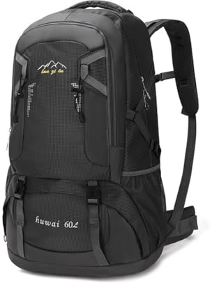 Zanthicia 60L Rucksäcke Outdoor Camping Sport Rucksäcke Kletterrucksack Jagd Reise Trekking Leichte Aufbewahrungstasche mit Reißverschluss