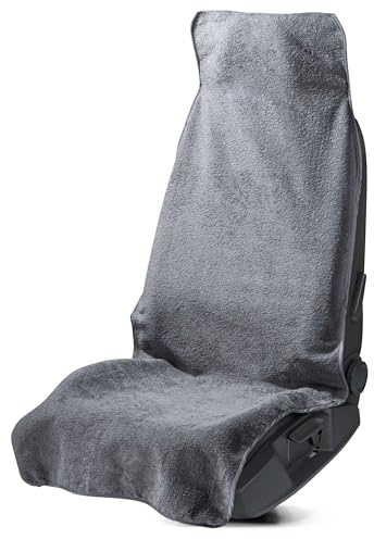 WALSER Tappetino anteriore spugna, protezione interno lavabile, tappetino veicolo universale, copertura posizione guidatore, protezione abitacolo 1 pezzo grigio