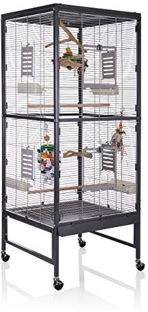 Montana Cages | Vogelvoliere Voliere Vogelkäfig Vogelhaus Käfig Casa 60 - für den Wellensittich, Nymphensittich die Wellensittichvoliere