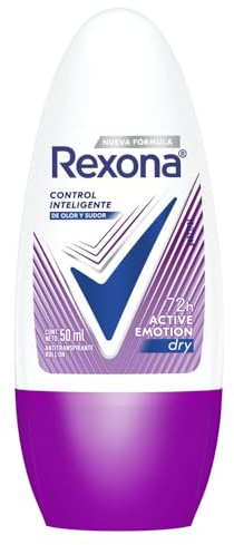 REXONA desodorante antitranspirante active emotion en roll on para dama 50 ml