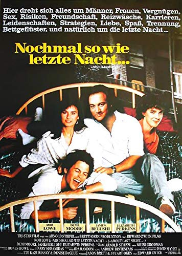 Nochmal so wie letzte Nacht (1986) | original Filmplakat, Poster [Din A1, 59 x 84 cm]