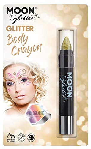 WOOOOZY Glitzer-Schminkstift holographisch, 3.5g, Gold
