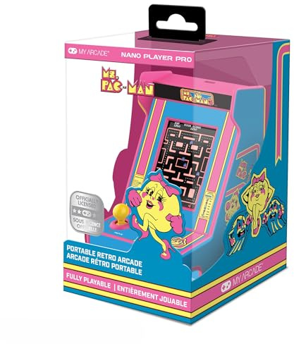 My Arcade DGUNL-7023 MS PAC-MAN Nano Player Pro Portable Retro Arcade