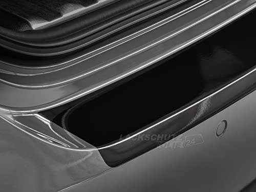 LSF24 - Ladekantenschutzfolie - Schwarz Glatt Hochglänzend passend für VW Touran (II) Typ 5T, Active, ab BJ 2021