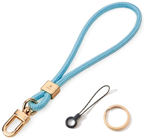 SENLLY Porte-clé Lanière de Poignet, Original Minimaliste Design Dragonne Cordon pour Clés