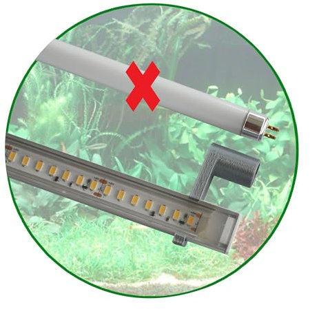 T5 LED Set 1: 1047mm Pflanzen Aquarium Beleuchtung (104,7cm) 22 W, 3520 Lumen