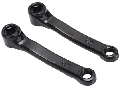 JISADER Pédalier de vélo Polyvalent, résistant à l'usure, léger et Durable, Bras de manivelle en Alliage d'aluminium pour Accessoires de vélo de Route, 127 Bras de manivelle