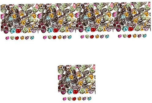 Operitacx 500stücke Bunte Brads Für Bastelprojekte Langlebige Papierklammern Hochwertigem Legierungsmaterial Für -Design Und Scrapbooking