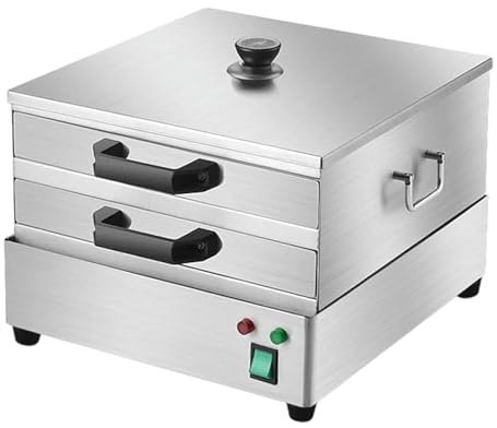 Máquina eléctrica para Hacer Rollos de arroz para cocinar al Vapor Rollos de Fideos de arroz máquina para Hacer Rollos de Fideos de arroz Asas Anti escaldaduras