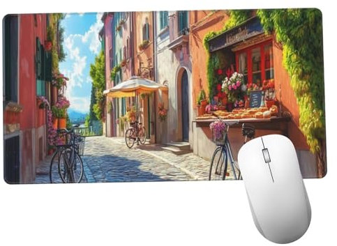 Amarillo Alfombrilla Ratón 1400x600x3mm Alfombrilla Raton XXL con Base de Goma Antideslizante,Lavable,Accesorios Gaming Arquitectura,Ordenador Gamer Regalos,Mouse Pad Gaming Mejora La Velocida Y1050