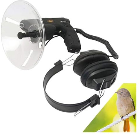 KEuLen Microfono Direzionale Parabolico, Amplificatore sonoro monoculare con ingrandimento bionico dell'orecchio Monocular X8, Dispositivo Digitale for l'osservazione e l'ascolto della Natura