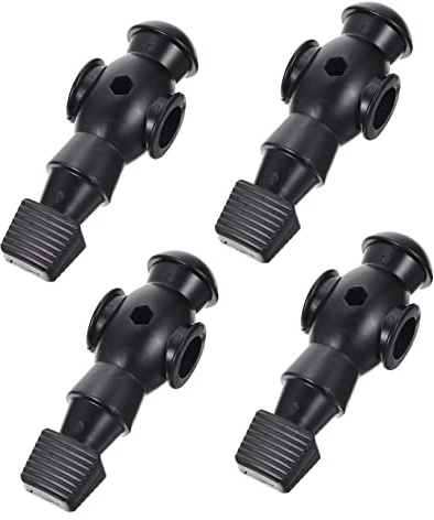 Abaodam 4 Stück Tischfußballspieler Figuren Resin Robuste Kickerfiguren für Tischfußball Leichte und wasserdichte Zubehörteile für Kicker Spiele Bunten Farben