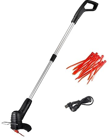 Push Along Lawn Mower Manual Mower USB Rechargeable Wireless Portable Portable Retractable Lawn Weeding