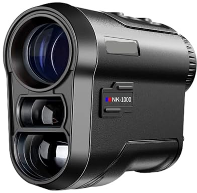 AYJYZHIAG Telemetro Laser/r da Golf, 600/1000 Iarde, Pendenza e Bandiera, Blocco Perno, Vibrazione(Golf Black,600yards)